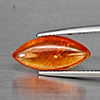 Natural Orangish Red Spessartine Garnet 4.95 Ct. Marquise Cabochon Shape Gemstones From Namibia