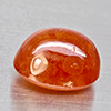 Natural Orangish Red Spessartine Garnet 13.01 Ct. Oval Cabochon Shape Gemstones From Namibia