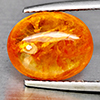 Natural Orangish Red Spessartine Garnet 5.45 Ct. Oval Cabochon Shape Gemstones From Namibia