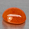 Natural Orangish Red Spessartine Garnet 9.97 Ct. Oval Cabochon Shape Gemstones From Namibia