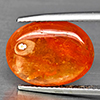 Natural Orangish Red Spessartine Garnet 10.86 Ct. Oval Cabochon Shape Gemstones From Namibia