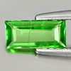 0.58 Ct. Baguette Shape Natural Green Tsavorite Garnet