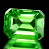 0.47 Ct Octagon Natural Green Tsavorite Garnet Unheated