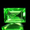 0.27Ct Baguette Natural Green Tsavorite Garnet Unheated