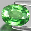 Green Tsavorite Garnet 1.17 Ct. Oval Shape 7.4 x 5.6 Mm. Natural Gem Unheated