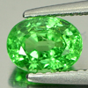 Tsavorite Garnet Green 1.32 Ct. Oval Shape 7.1 x 5.4 Mm. Natrual Gem Unheated