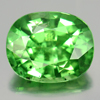 Green Tsavorite Garnet 1.37 Ct. Oval Shape 7.3 x 6 Mm. Natural Gemstone Unheated