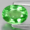 Tsavorite Garnet Green 0.85 Ct. Oval Shape 6.6 x 5 Mm. Natural Gemstone Unheated