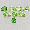 Natural Green Tsavorite Garnet 1.38 Ct. 8 Pcs Pear Shape Gemstones From Tanzania Natural Green Tsavorite Garnet 1.38 Ct. 8 Pcs Pear Shape Gemstones From Tanzania