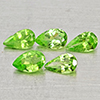 Natural Green Tsavorite Garnet 1.01 Ct. 5 Pcs Pear Shape Gemstones From Tanzania Natural Green Tsavorite Garnet 1.01 Ct. 5 Pcs Pear Shape Gemstones From Tanzania