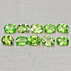 Natural Green Tsavorite Garnet 1.41 Ct. 10 Pcs Oval Shape Gemstone From Tanzania Natural Green Tsavorite Garnet 1.41 Ct. 10 Pcs Oval Shape Gemstone From Tanzania