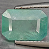 Natural Green Blueish Grandidierite 2.94 Ct. Octagon Shape 10.8 x 7.4 Mm Gemstone from Madagascar