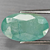 Natural Green Blueish Grandidierite 5.20 Ct. Oval Shape 13 x 7.8 Mm Gemstone from Madagascar