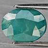 Natural Green Blueish Grandidierite 1.99 Ct. Oval Shape 8.5 x 6.6 Mm Gemstone from Madagascar