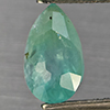 Natural Green Blueish Grandidierite 1.24 Ct. Pear Shape 8.3 x 5 Mm Gemstone From Madagascar
