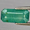 Natural Green Blueish Grandidierite 1.83 Ct. Octagon Shape 10 x 5 Mm Gemstone from Madagascar