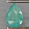 Natural Green Blueish Grandidierite 1.54 Ct. Pear Shape 8.5 x 6.3 Mm Gemstone From Madagascar