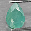 Natural Green Blueish Grandidierite 1.31 Ct. Pear Shape 8.2 x 6  Mm Gemstone From Madagascar