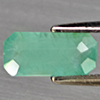 Natural Green Blueish Grandidierite 1.12 Ct. Octagon Shape 8.4 x 4 Mm Gemstone from Madagascar