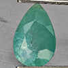 Natural Green Blueish Grandidierite 1.32 Ct. Pear Shape 7.5 x 5 Mm Gemstone From Madagascar