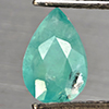Natural Green Blueish Grandidierite 1.10 Ct. Pear Shape 7 x 4.7 Mm Gemstone From Madagascar