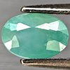 Natural Green Blueish Grandidierite 1.30 Ct. Oval Shape 7 x 4.9 Mm Gemstone from Madagascar