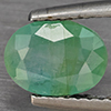 Natural Green Blueish Grandidierite 1.51 Ct. Oval Shape 7.8 x 5.8 Mm Gemstone from Madagascar