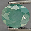 Natural Green Blueish Grandidierite 1.76 Ct. Oval Shape 7.3 x 6.1 Mm Gemstone from Madagascar