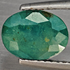 Natural Green Blueish Grandidierite 2.17 Ct. Oval Shape 9.1 x 6.8 Mm Gemstone from Madagascar