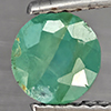 Natural Green Blueish Grandidierite 0.91 Ct. Round Shape 5.8 Mm Gemstone from Madagascar
