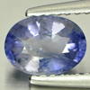 Unheated 0.83 Ct. Oval Natural Violet Blue Iolite Gem
