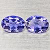 Natural Violetish Blue Iolite 1.37 Ct. 2 Pcs Oval Shape 7.2 x 5.2 Mm Gemstones From Madagascar Natural Violetish Blue Iolite 1.37 Ct. 2 Pcs Oval Shape 7.2 x 5.2 Mm Gemstones From Madagascar