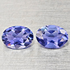 Natural Violetish Blue Iolite 1.23 Ct. 2 Pcs Oval Shape 7 x 5 Mm Gemstones From Madagascar Natural Violetish Blue Iolite 1.23 Ct. 2 Pcs Oval Shape 7 x 5 Mm Gemstones From Madagascar