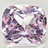 Natural Light Pink Kunzite 6.03 Ct. Cushion Shape 11 x 9.9 Mm Gemstone