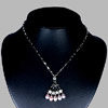 8.31 G. Pretty Natural Pearl Nickel Necklace Unheated