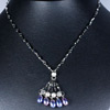 8.57 G. Majestic Natural Pearl Sterling Silver Necklace