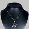 8.41 G. Pretty Natural Pearl Nickel Necklace Unheated