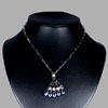 8.60 G. Pretty Natural Pearl Nickel Necklace Unheated