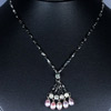 9.30 G. Artistic Natural Pearl Sterling Silver Necklace