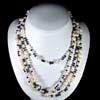 408.30 Ct. Natural Multi Color Pearl Strands 76 Inch