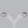 13.87 Ct.  Lovely Natural White Pearl Silver Earring