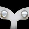 12.81 Ct. Natural White Pearl Silver Earring Unheated