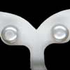 13.09 Ct. Natural White Pearl Silver Earring Unheated