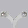 13.35 Ct. Vivacious Natural White Pearl Silver Earring