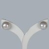 12.80 Ct. Vivacious Natural White Pearl Silver Earring