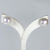 13.01 Ct. Magically Natural White Pearl Silver Earring