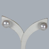13.93 Ct. Vivacious Natural White Pearl Silver Earring
