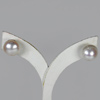 16.27 Ct Interesting Natural White Pearl Silver Earring