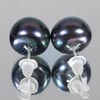 11.68 Ct. Nice Natural Multi Color Pearl Silver Earring