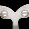 13.81 Ct. Luxurious Natural White Pearl Silver Earring